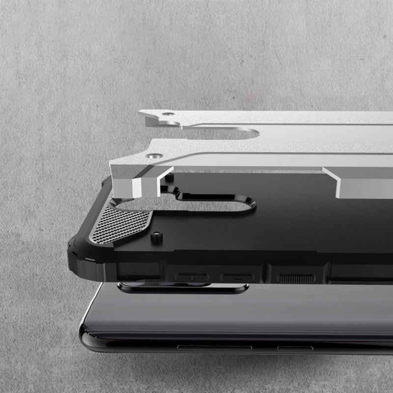 Hybrid Armor Case Rugged Cover (Xiaomi Redmi Note 8 Pro) blue
