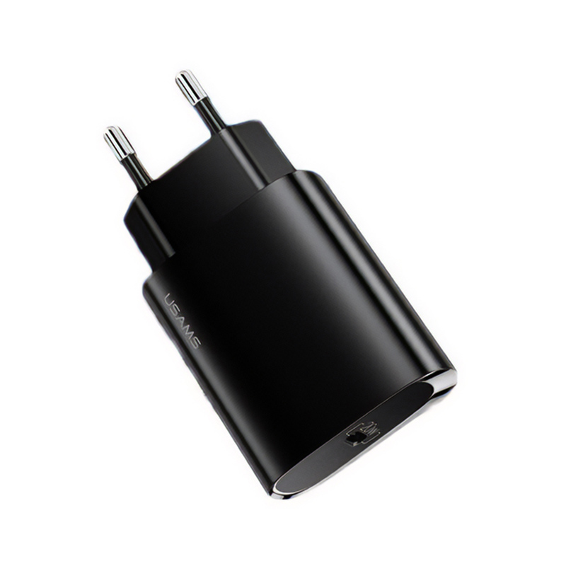 Usams Wall Charger Type-C PD QC3.0 20W 3A (US-CC131) (black)