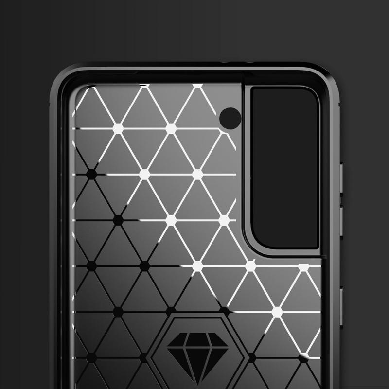 Carbon Case Back Cover (Samsung Galaxy S21) black