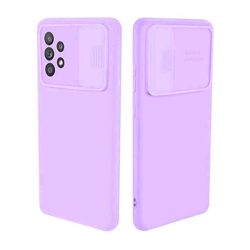 Nexeri Cam Slider Case Back Cover (Samsung Galaxy A32 4G) purple