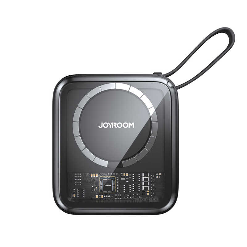 Joyroom Wireless Power Bank 10000mAh Icy Series 22.5W Type-C Cable (JR-L006) black