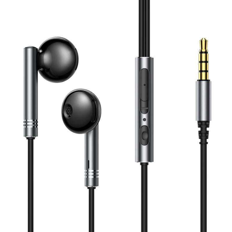 Joyroom Metal Series JR-EW06 Ακουστικά In-Ear Handsfree (dark-gray)