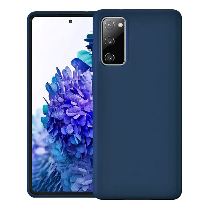 Soft Matt Case Back Cover (Samsung Galaxy S20 FE) dark-blue