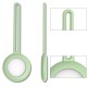 Silicone Cover Keychain Loop Case (Apple AirTag) green
