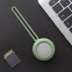 Silicone Cover Keychain Loop Case (Apple AirTag) green