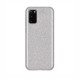Glitter Shine Case Back Cover (Samsung Galaxy A03S) silver