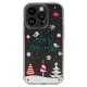 Christmas Back Cover Case (iPhone 15 Pro Max) D4 clear snow mountain