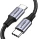 Ugreen Type-C PD / Type-C PD Cable QC 480 Mbps 60W 3A 1m black-grey (50150)
