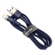 Baseus Cafule Data Cable Braided Lightning QC3.0 1.5Α 2M (CALKLF-CV3) blue