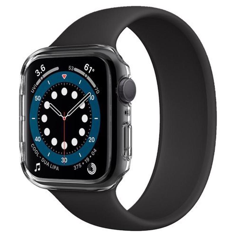 Spigen® Thin Fit™ CC Bezel Case (Apple Watch 4 / 5 / 6 / SE) (44mm) crystal clear