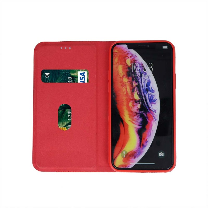 Smart Senso Book Cover (Huawei P40 Lite) red
