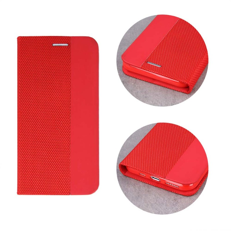 Smart Senso Book Cover (Huawei P40 Lite) red