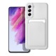 Forcell Card Back Case (Samsung Galaxy S21 FE) white