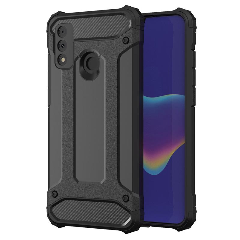 Hybrid Armor Case Rugged Cover (Huawei P Smart 2020) black