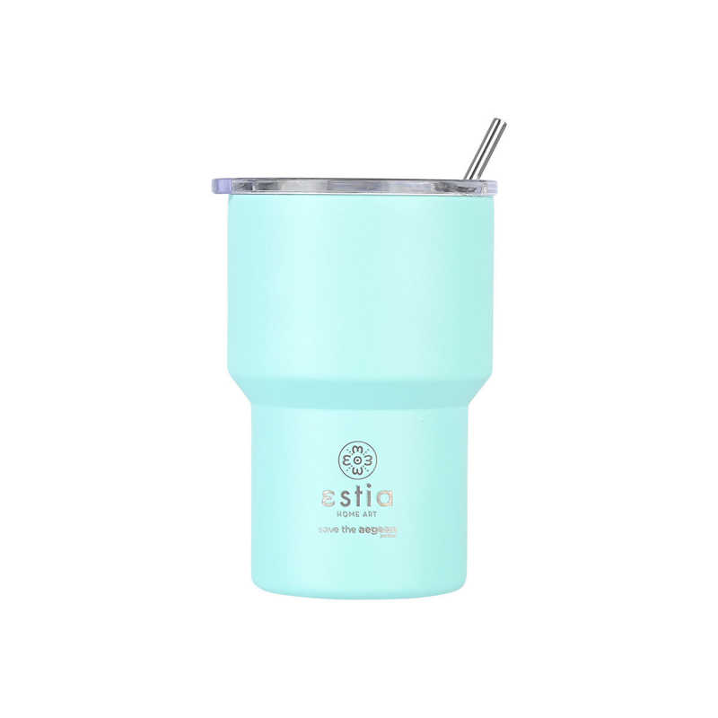 Estia Coffee Mug Lite 400ml Save Τhe Aegean (Bermuda Green)