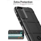 Anti-shock Square Armor Case Rugged Cover (Samsung Galaxy S20 Plus) black