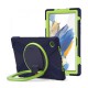 Tech-Protect X-Armor Back Cover Stand Case (Samsung Galaxy Tab A8 10.5 2021) blue lime