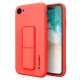 Wozinsky Kickstand Flexible Back Cover Case (iPhone SE 2 / 8 / 7) red