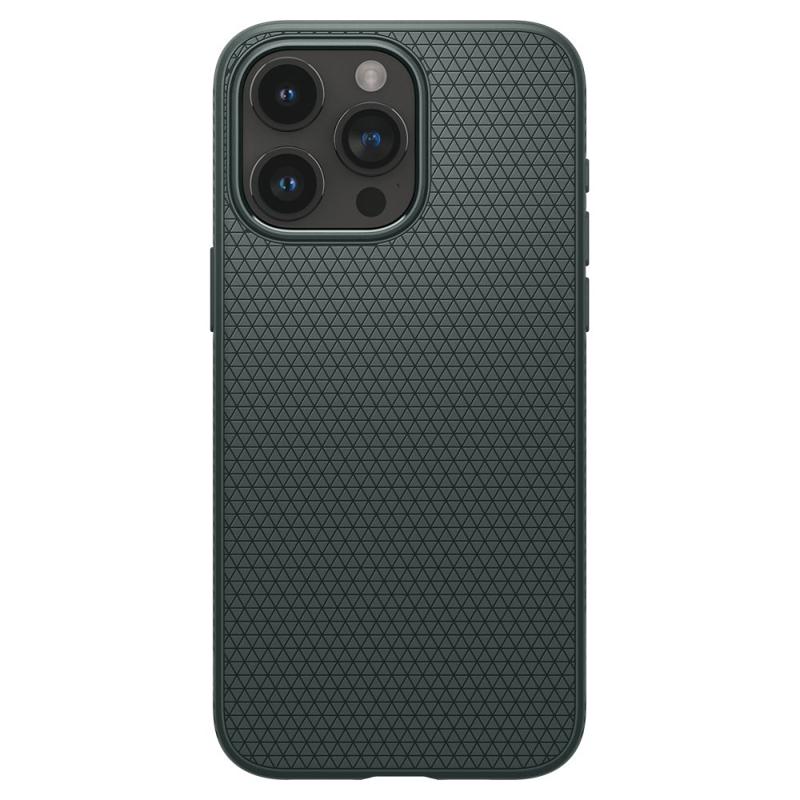 Spigen® Liquid Air™ ACS06564 Case (iPhone 15 Pro Max) abyss green