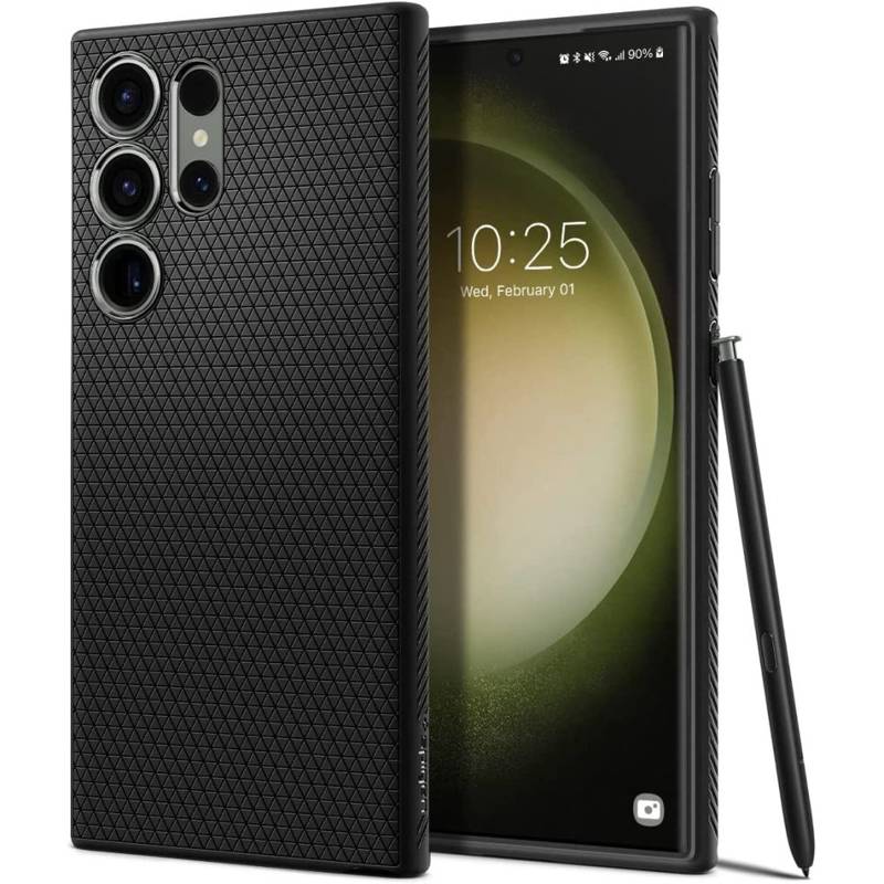 Spigen® Liquid Air™ ACS05614 Case (Samsung Galaxy S23 Ultra) matte black