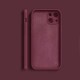 Silicone Soft Case Back Cover (iPhone 13 Pro) burgundy