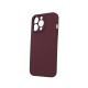 Silicone Soft Case Back Cover (iPhone 13 Pro) burgundy