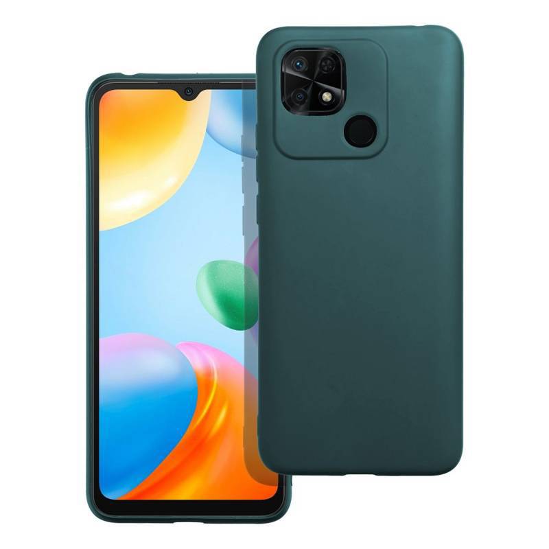 Soft Matt Case Back Cover (Xiaomi Redmi 10C) dark-green