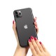 Clear Matt Electro Case Back Cover (iPhone 12 Mini) black