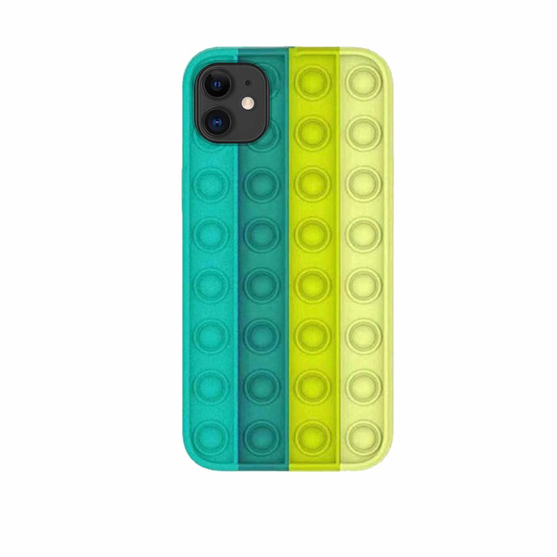 Bubble Pop It Back Case (iPhone 11) (N6) green-yellow