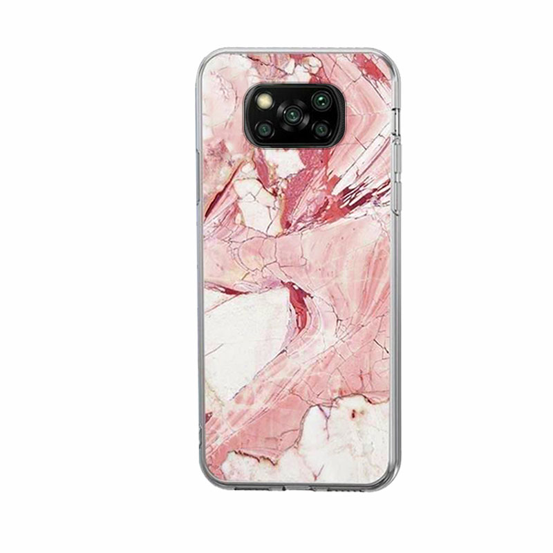 Wozinsky Marble Case Back Cover (Xiaomi Poco X3 NFC / X3 PRO) pink