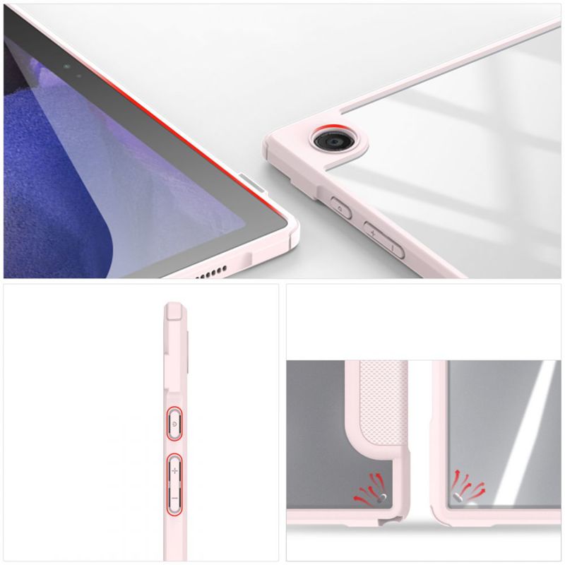 Dux Ducis Toby Book Case με Θήκη για Στυλό (Samsung Galaxy TAB A8 10.5 2021) pink