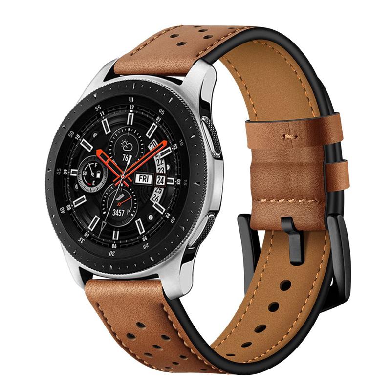 Tech-Protect LeatherFIT Λουράκι Δερμάτινο (Samsung Galaxy Watch 46mm) brown