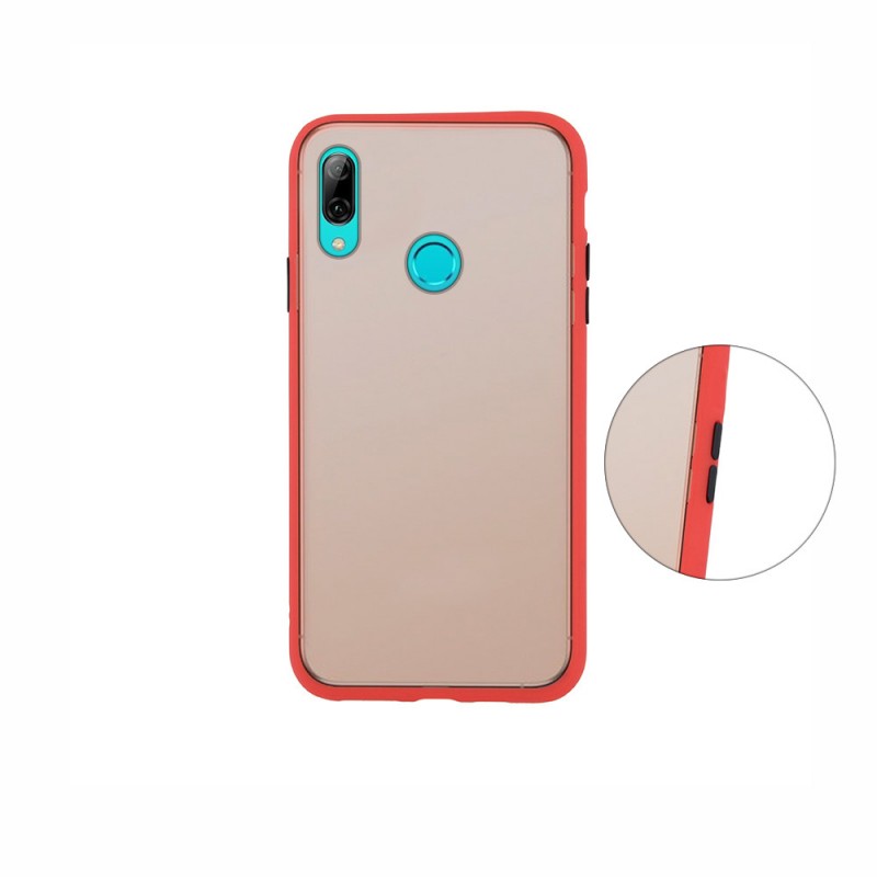 Colored Buttons Case Back Cover (Huawei P Smart 2019 / Honor 10 Lite) red