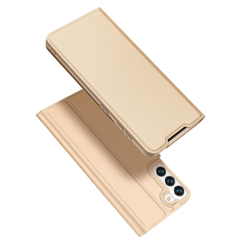 DUX DUCIS Skin Pro Book Cover (Samsung Galaxy S22) gold