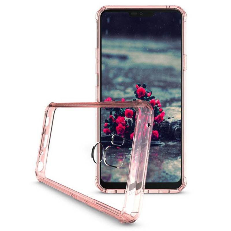 Shockproof TPU Case Back Cover (LG G7 ThinQ) pink