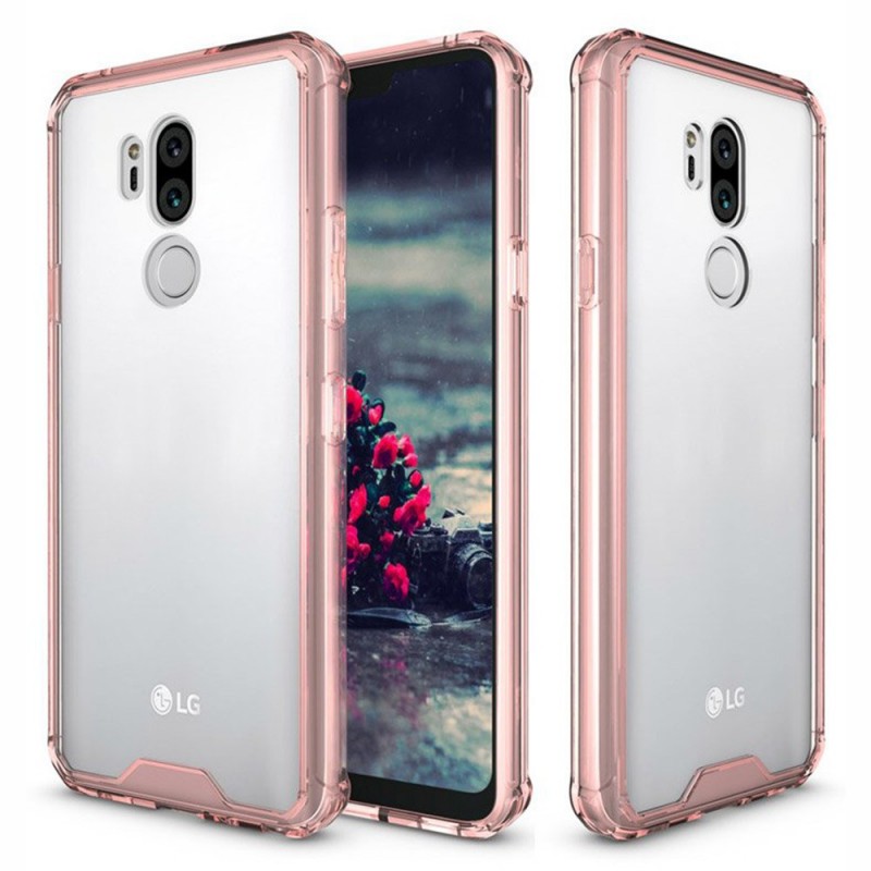 Shockproof TPU Case Back Cover (LG G7 ThinQ) pink
