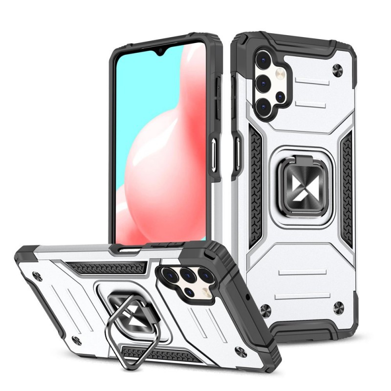 Wozinsky Ring Armor Case Back Cover (Samsung Galaxy A32 4G) silver