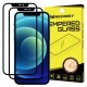 Wozinsky 2x Tempered Glass Full Glue Coveraged (iPhone 12 Pro Max) black