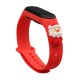 Christmas Strap Λουράκι Σιλικόνης (Xiaomi Mi Band 4 / 3) red-santa 2