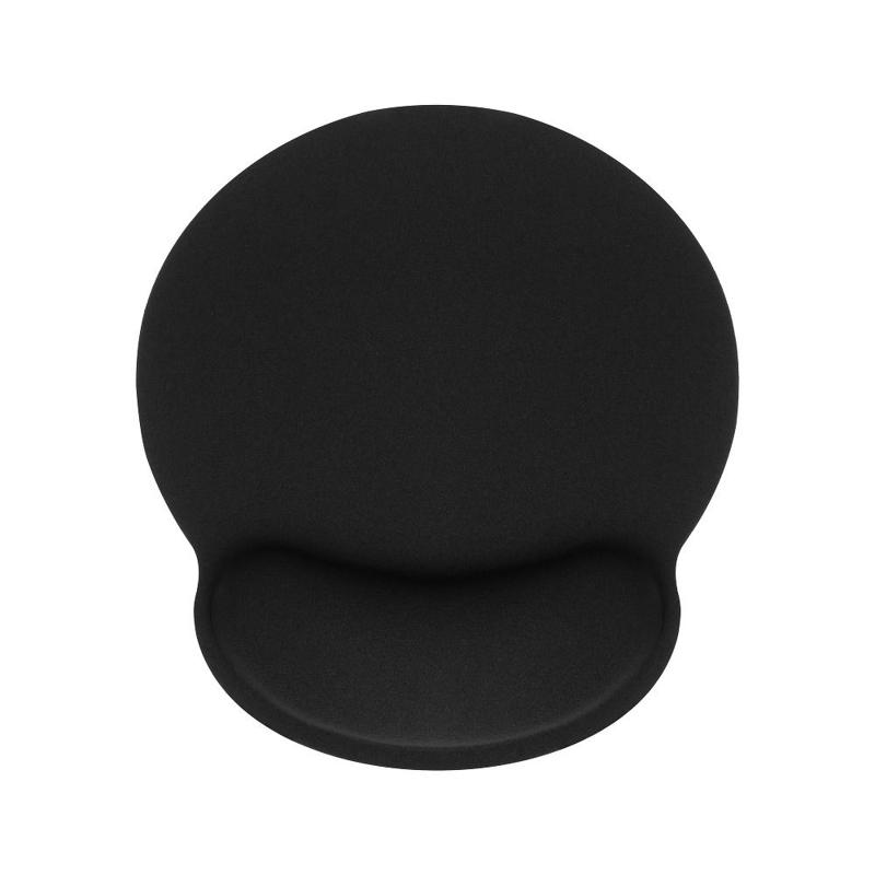 Ergonomic Mousepad με Στήριγμα καρπού (250x230x25mm) black