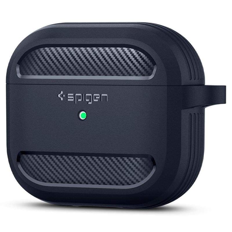 Spigen® Rugged Armor™ Hook Case (Apple AirPods 3) charcoal grey