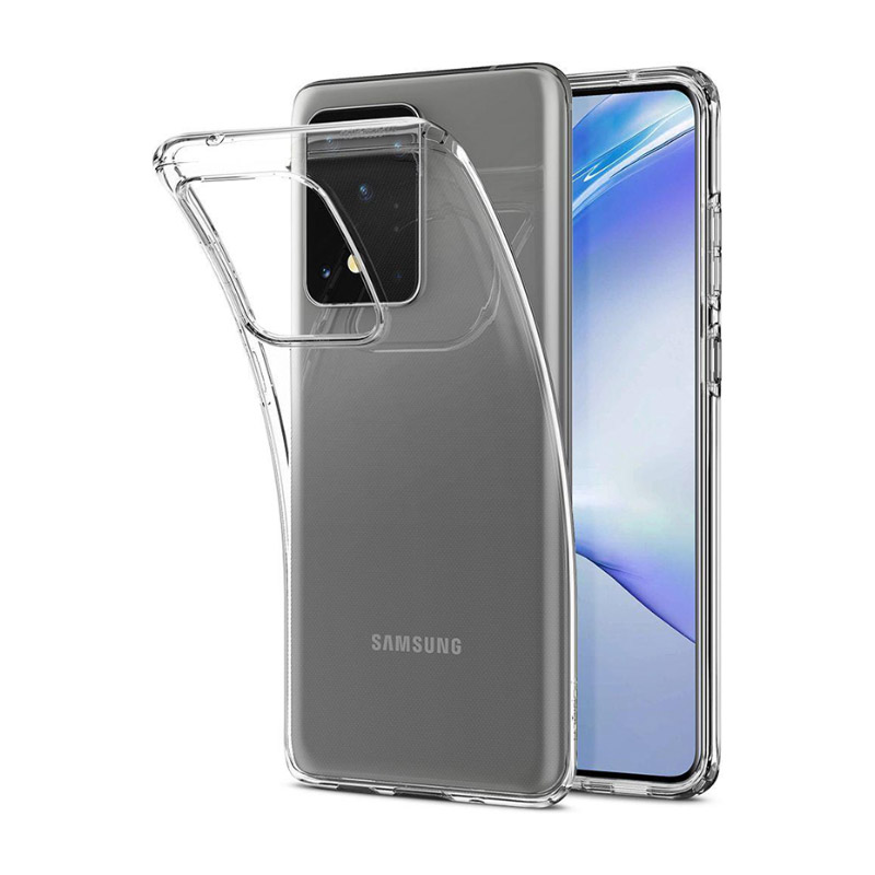 Spigen® Liquid Crystal™ ACS00709 Case (Samsung Galaxy S20 Ultra) crystal clear