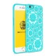 MSVII Flower Case Back Cover (iPhone SE 2 / 8 / 7) turquoise