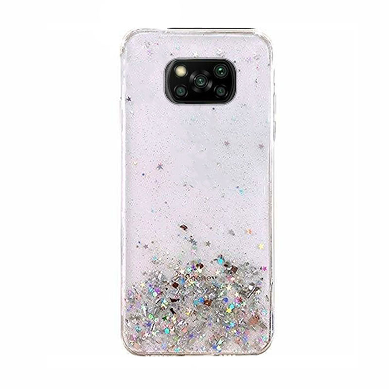 Wozinsky Star Glitter Shining Cover (Xiaomi Poco X3 NFC / X3 PRO) clear