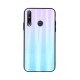 Aurora Glass Case Back Cover (Huawei P40 Lite E) blue-pink