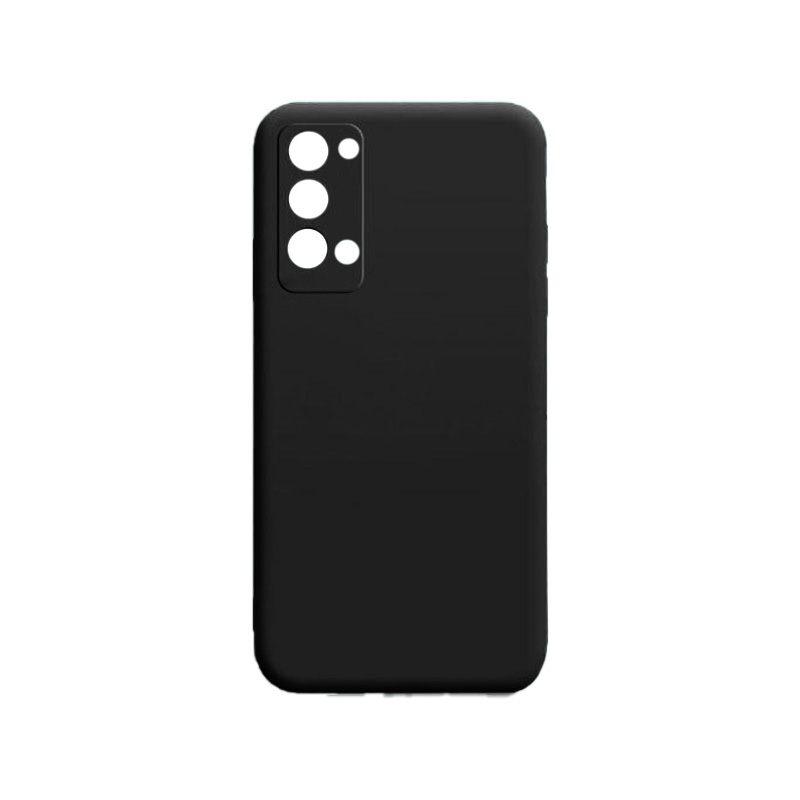 Silicone Soft Case Back Cover (Oppo A54 5G / A74 5G) black