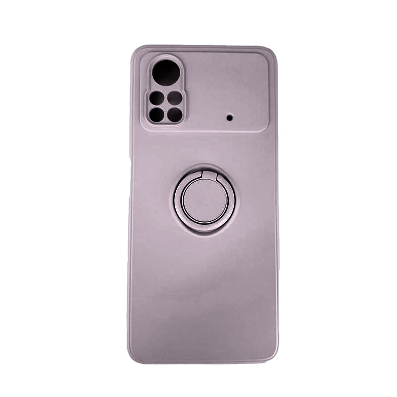 Finger Grip Case Back Cover (Xiaomi Poco X4 Pro) light-gray