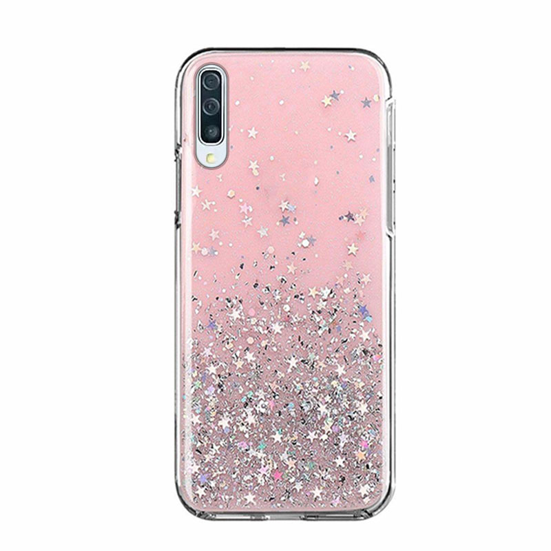 Wozinsky Star Glitter Shining Armor Back Cover (Samsung Galaxy A50 / A30s) pink