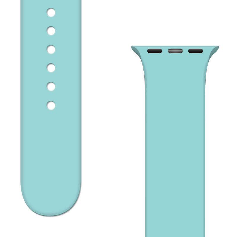 Silicone Λουράκι APS Band (Apple Watch All Models) (42/44/45/49mm) light blue