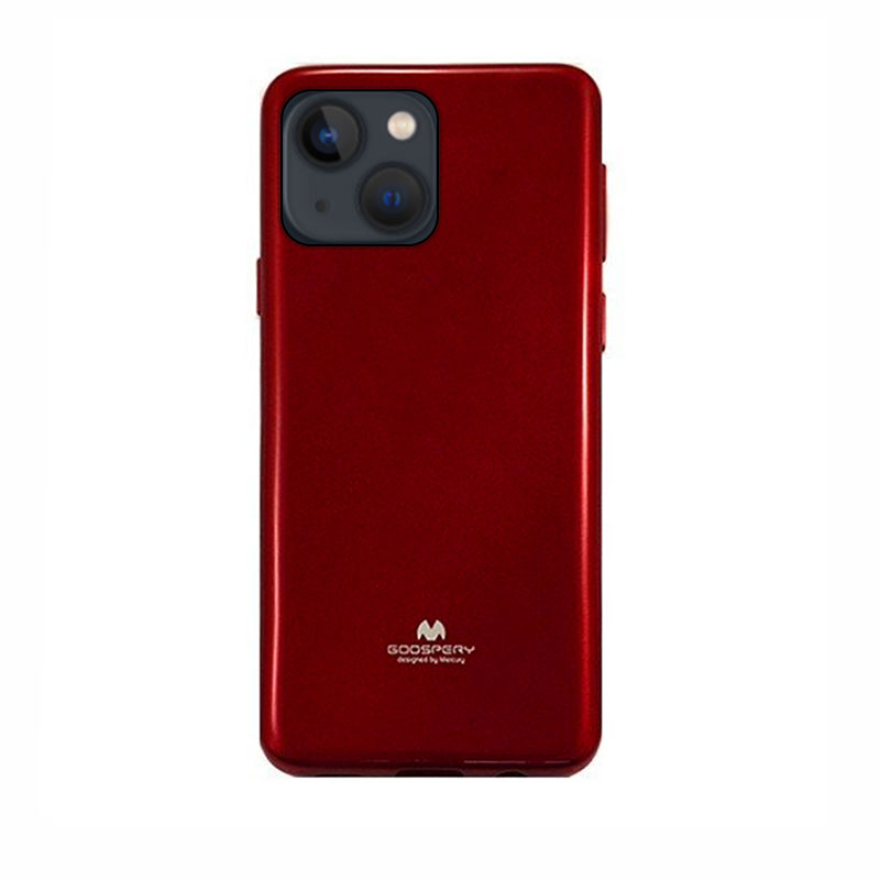Goospery Jelly Case Back Cover (iPhone 14) red